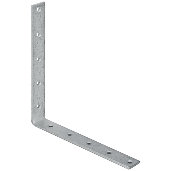 National Hardware National Hardware 10 in. H X 1.25 in. W X 0.25 in. D Galvanized Steel Inside Corner Brace N220-244 - main